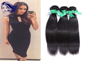 Quality Natural Unprocessed Human Hair Bundles , Straight Indian Hair Extensions wholesale