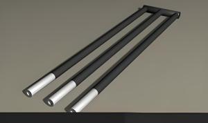 Quality W Type SiC Heating Elements 380V 400V Silicon Carbide Heater Customized wholesale