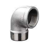 Casting Stainless Steel 201 304 Male and Female NPT Thread 90 Degree Elbow BSP
