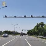Road Street CCTV Camera Mounting Pole Customized Service Available