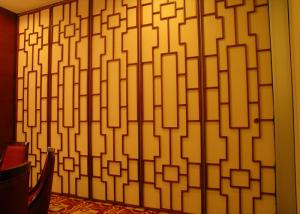 Quality Plywood Museum Folding Sound Dampening Panels , Sound Proof Partition Walls For Exhibition wholesale