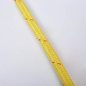 Quality Yellow Solid Braid Polypropylene Rope , Dyed Hollow Braid Rope Hard Wearing wholesale
