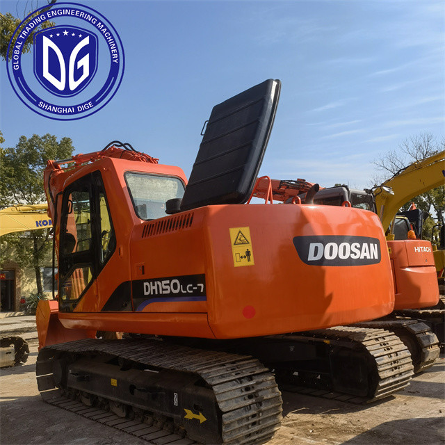 hydraulic crawler Doosan excavator DOOSAN DH150LC Excavator used 15ton excavator