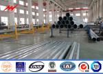 ISO 9001 Steel Metal Power Pole For 10M 33kv Transmission Line