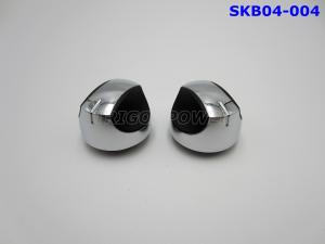 Quality Low Consumption Oven Control Knob Metallic Material With Chrome / Nickel Electroplate wholesale
