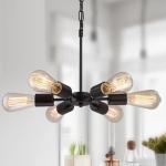 Ferris wheel chandelier Vintage Metal Edison lighting American 6 lights sputnik