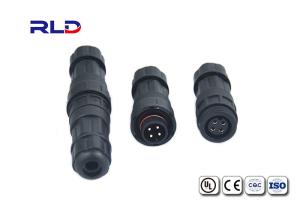 Quality 4Pin Waterproof Circular Connectors With Screw Fixing Male Female Connector wholesale
