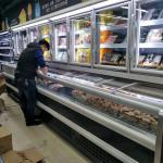 CE Combined R404A Upright Refrigerated Display Case