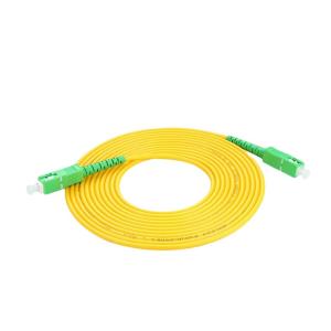 Quality 9/125 SM Simplex Aqua Fiber Patch Cable SC/APC - SC/APC 1.5m 3.5m wholesale