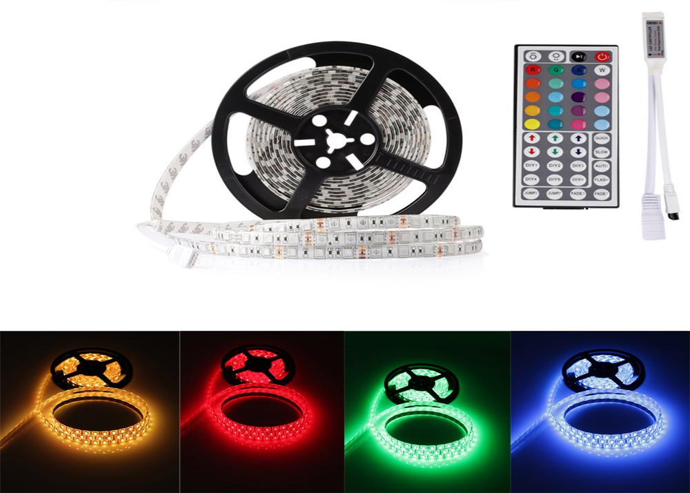PCB RGB Led Flex Strip Rope Light , Led Adhesive Tape Light Low Voltage Copper