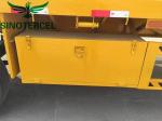 Yellow 53 Foot Flatbed Trailer Q345B Flatbed Equipment