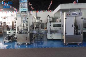 China 2000bph Fully Automatic Liquid Filling Machine Lotion Capping Labeling Production Line on sale