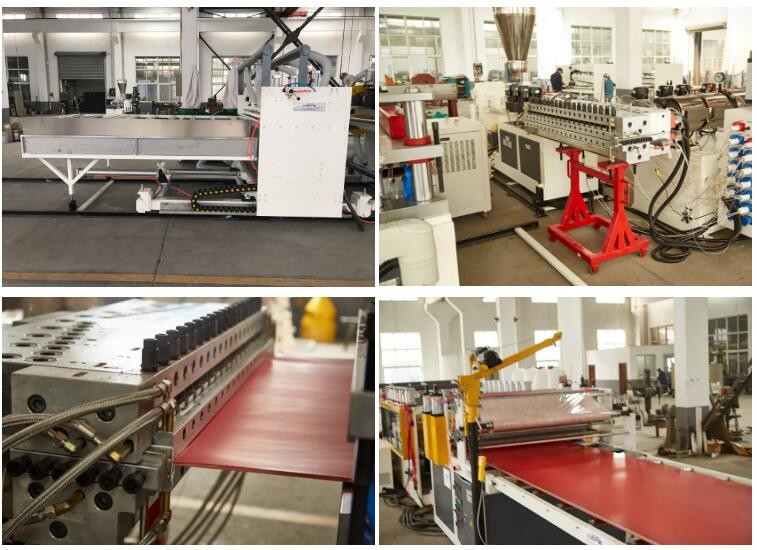 Furniture Door PVC WPC Crust Foam Board Making Machine With Twin Screw Extruder