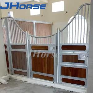 Quality Portable Horse Stable Partitions / Hot Dip Galvanized Horse Stall Fronts With Equine Stall Accessories wholesale