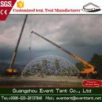 Durable Steel Frame PVC Geodesic Large Dome Tent Diameter 15m