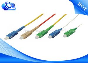 Quality SC Type Fiber Optic Jumper Cables / Patch Cord Jumper 0.9mm 2.0mm 3.0mm wholesale