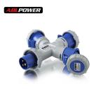 IP67 3 Way 16A 220V Splitter Y multi plug socket