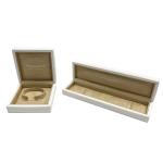 Hot Stamping Luxury Jewelry Diamond Packaging Box With Outer Packing