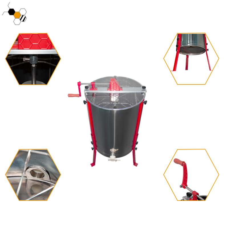 Beekeeping 14.35kg 60cm Height Manual Honey Extractor