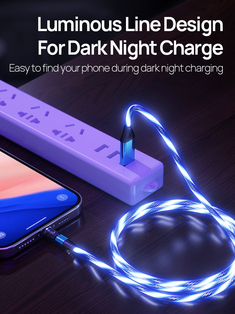 480Mbps Magnetic USB Charging Cable 8000 Times Explosionproof