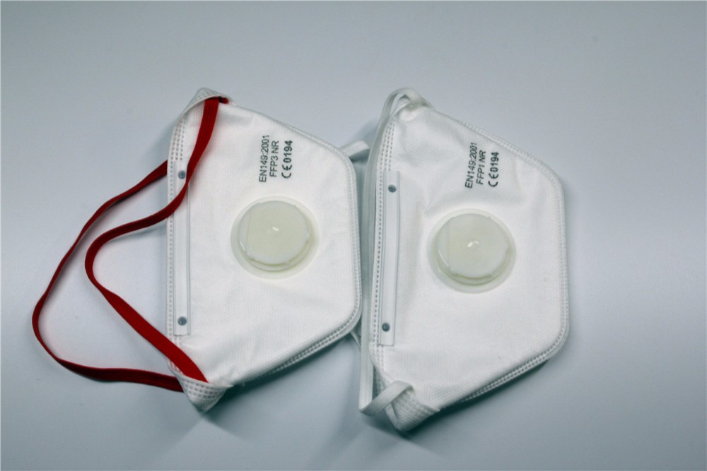 4 Ply 3 Ply Foldable Disposable Safety Face Mask With Beard Cover Respirator Duck Shape