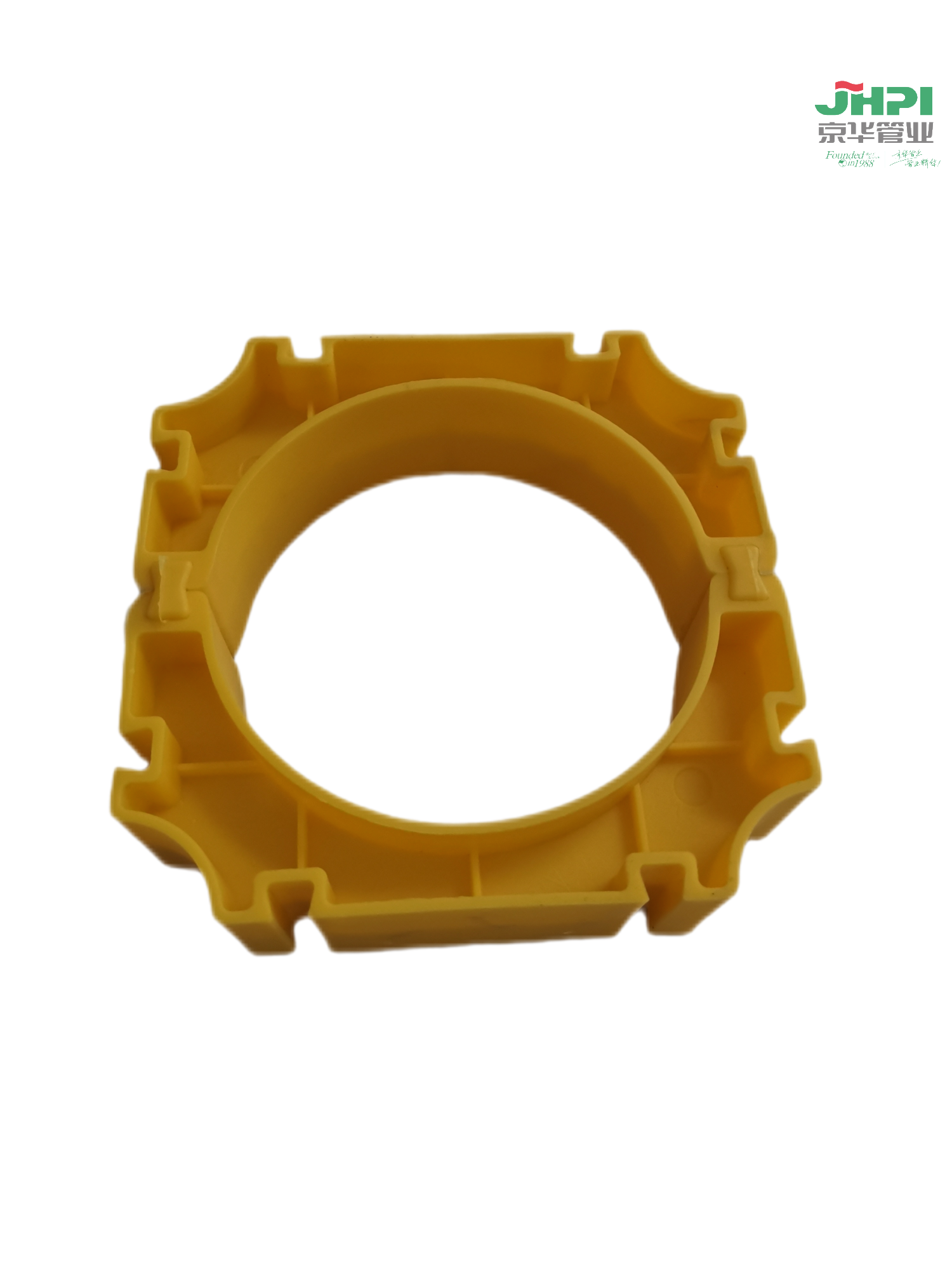 Black Thickened Power Grille PE Pipe Fittings Plastic Pipe Support Brackets For Construction Industry