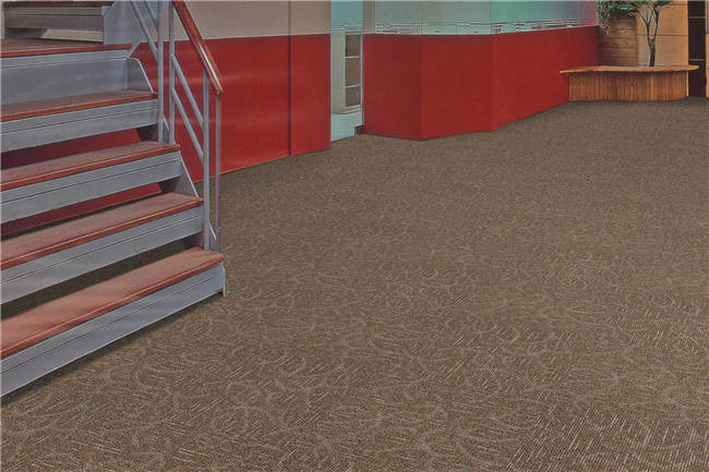 Sound proof Industrial Grade Carpet tile Patterned Carpet Squares For Project