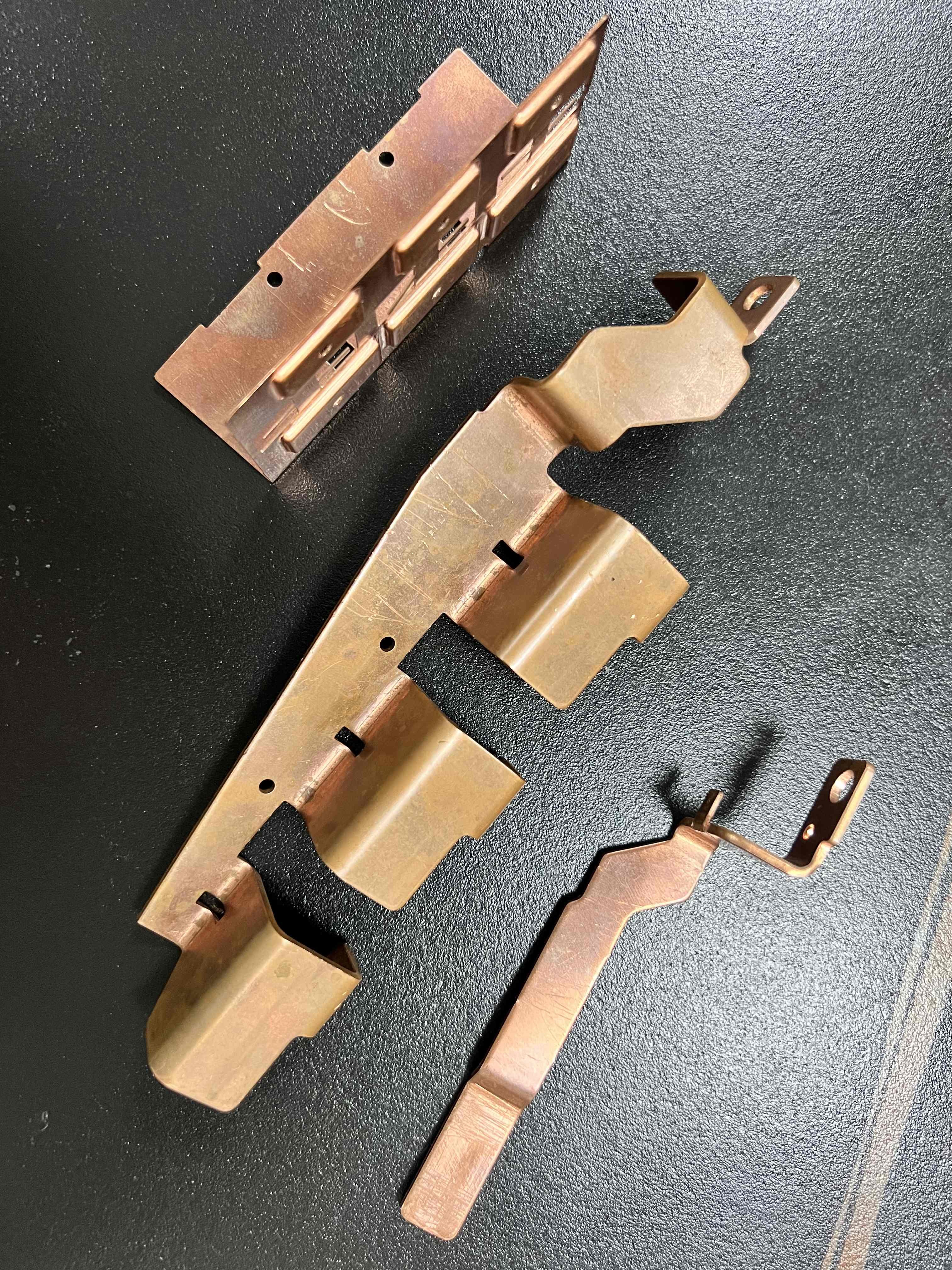 Custom Copper Stamped Electrical Connectors – Precision Conductive Busbar Components for Power Distribution and Grounding Systems