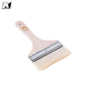 Quality Flat Chip Natural Bristle Paint Brushes 5 Inch Ultraportable wholesale