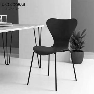 Quality Rustic Pp Metal Leg Dining Chairs Colorful Nordic Black Stackable wholesale
