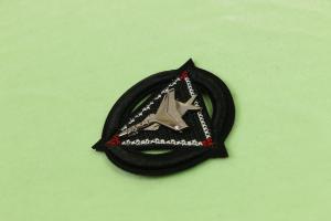 Quality 6cm Embroidered Circle Patch , Multiapplication custom embroidered badges wholesale