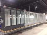 Four Glass Door Upright Display Freezer Comercial Refrigeration Equipment