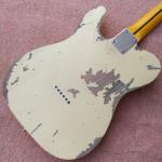 High quality relic remains TELE electric guitar, handmade TELE aged relic