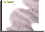 Body Wave Human Hair Lace Closure Grey Color 4 Inch By 4 Inch Lace Size Swiss