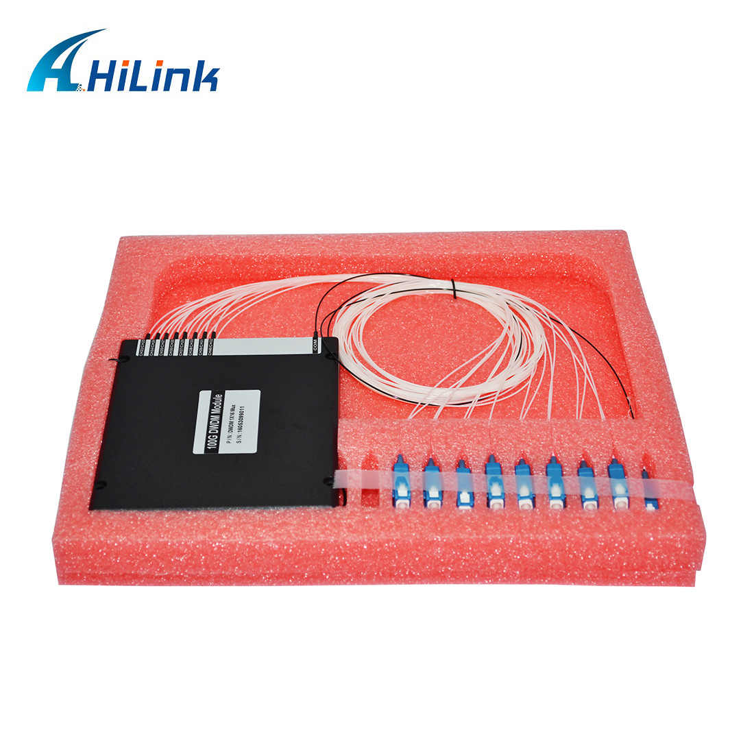 16 Channels DWDM MUX DEMUX C Band CH25-CH40 Single Fiber LC UPC Connector