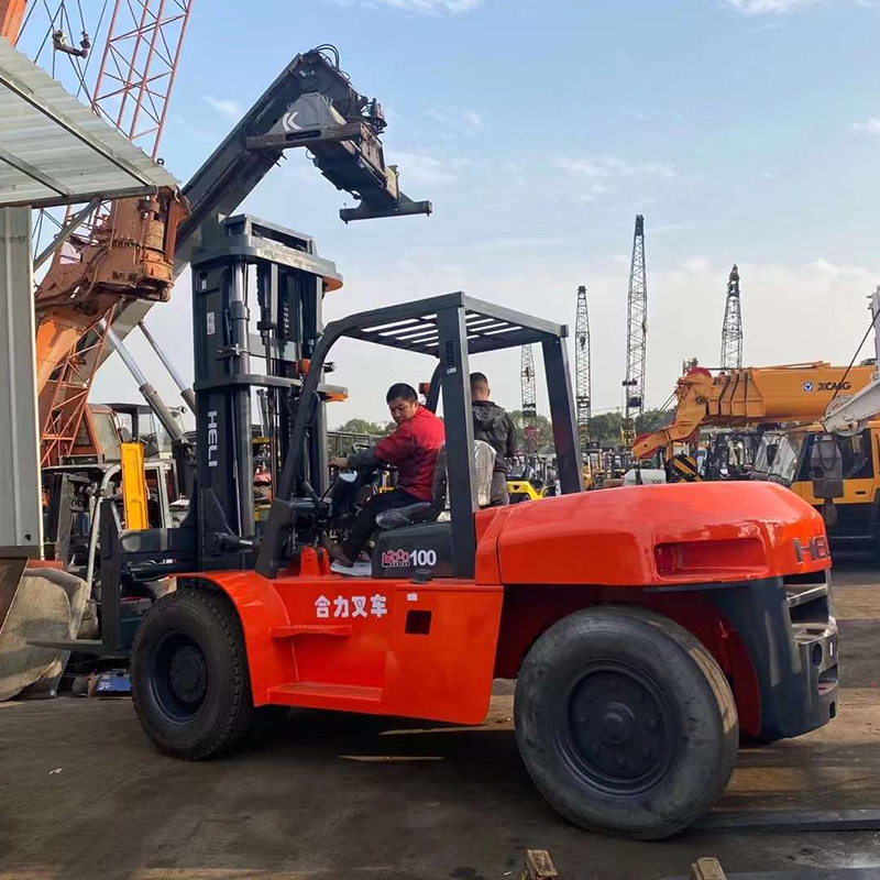 10ton HELI Original Color Second Hand Used Good Performance Engineering Machine Forklift