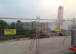 Light Duty Temporary Fencing panels for sale 14 microns zinc layer ,clamp .foot