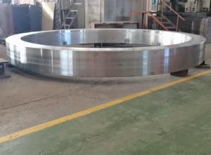 China 42CrMo Castings And Forgings Cast Iron Steel Rotary Kiln Spare Parts Riding Ring Tyre on sale
