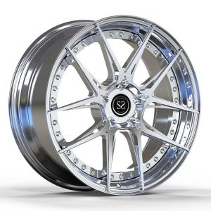 Quality Polish 22 Inch Ferrari Forged Wheels 2-PC Rims 5x120 wholesale