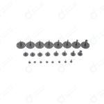 Aa06w03 R19-010-155 Fuji Nxt Nozzle For Head H04 Dia1.0 Fuji Spare Parts