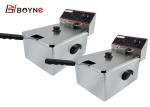 Single Tank Fryer Single Basket Electric Deep Fryer For Restaurant