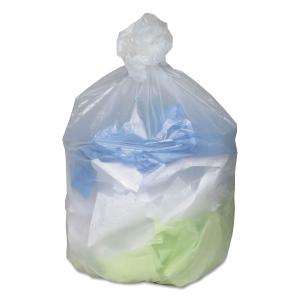 Quality Dustbin Star Seal Garbage Bag , White Colour Disposable Rubbish Bags wholesale
