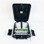 Outdoor Waterproof Black Fiber Optical Fat Ftth Splitter Box Distribution 16