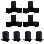 Elevated Wood Stand Kit with Stamping Process and Steel Brackets Fits 6x6