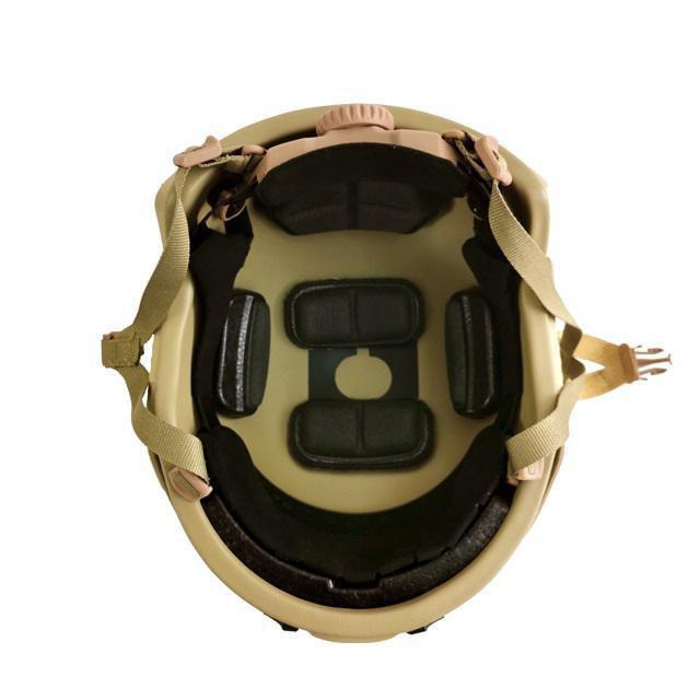 Aramid Fiber Fast Ballistic Helmet Bulletproof IIIA Lightweight