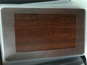 Quality Indoor Rust Proof Width 1220mm Rigid Aluminium Wooden Sheet 800×800mm wholesale