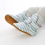 Wholesale cheap Cotton fabric striped print socks soft sole prewalk boy girl