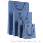 Wholesale Purple color paper Shopping bag gift box for sale