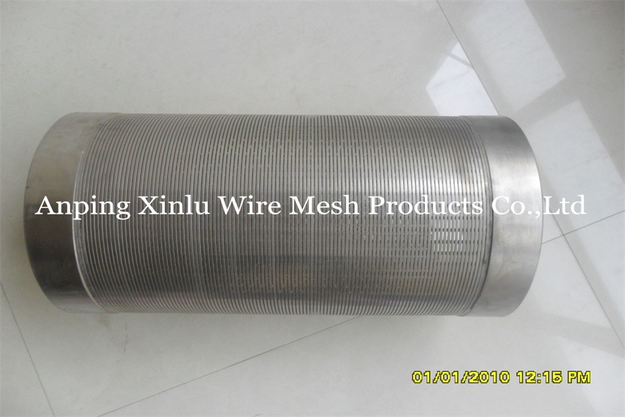 Q195 Q235 Wire Wrapped Screens Sand Control Deep Well Pipes 10Inch