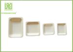 Polygone Shape Wooden Sushi Plate Set , Smooth Surface Disposable Restaurant